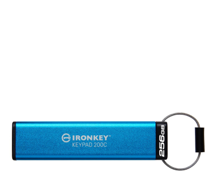 Pendrive (pamięć USB) Kingston 256GB IronKey Keypad 200C USB-C FIPS 140-3 Lvl 3 AES-256
